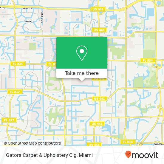 Gators Carpet & Upholstery Clg map