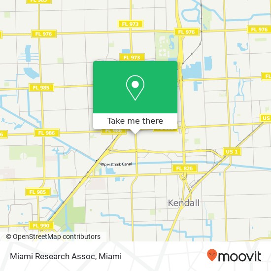 Miami Research Assoc map