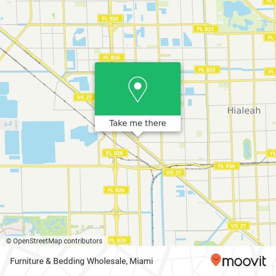 Furniture & Bedding Wholesale map