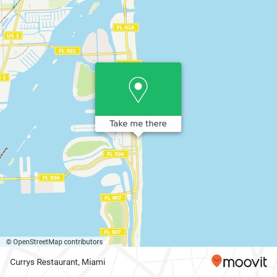 Currys Restaurant map