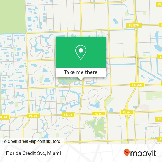 Mapa de Florida Credit Svc