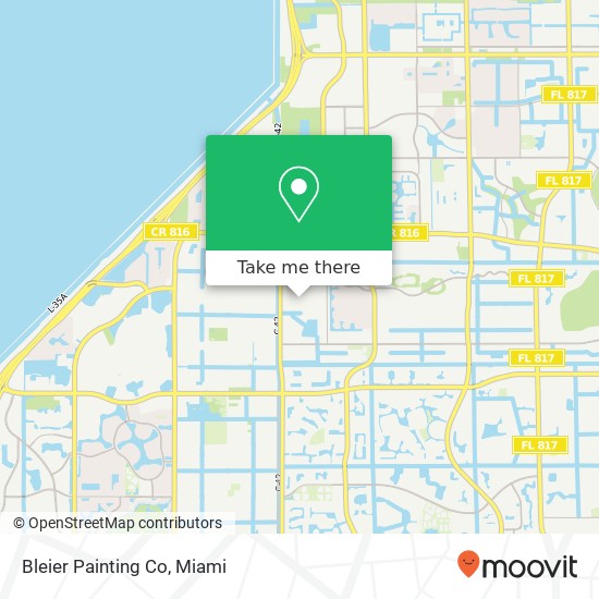 Bleier Painting Co map