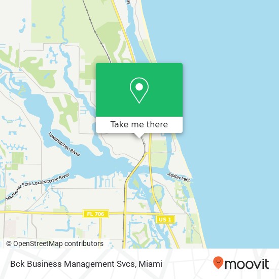 Mapa de Bck Business Management Svcs