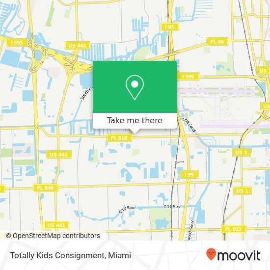 Mapa de Totally Kids Consignment