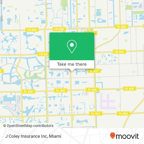 J Coley Insurance Inc map