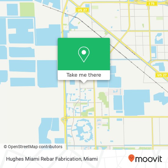 Mapa de Hughes Miami Rebar Fabrication