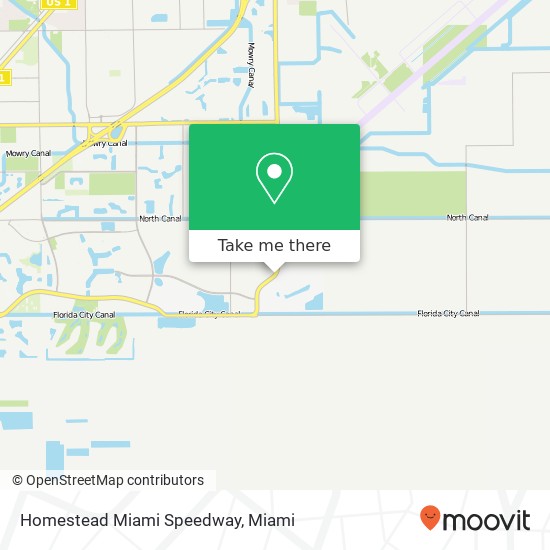 Mapa de Homestead Miami Speedway