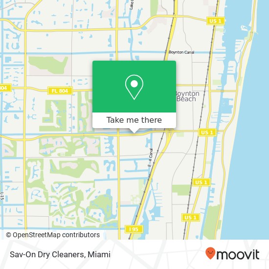 Sav-On Dry Cleaners map