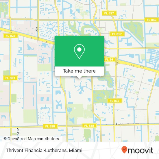 Thrivent Financial-Lutherans map