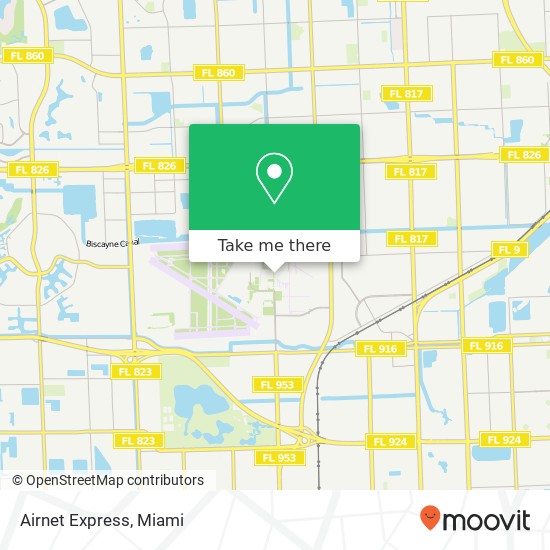 Airnet Express map