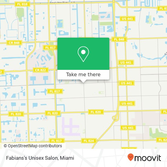 Fabians's Unisex Salon map