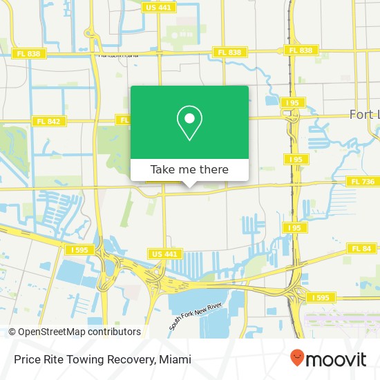 Mapa de Price Rite Towing Recovery