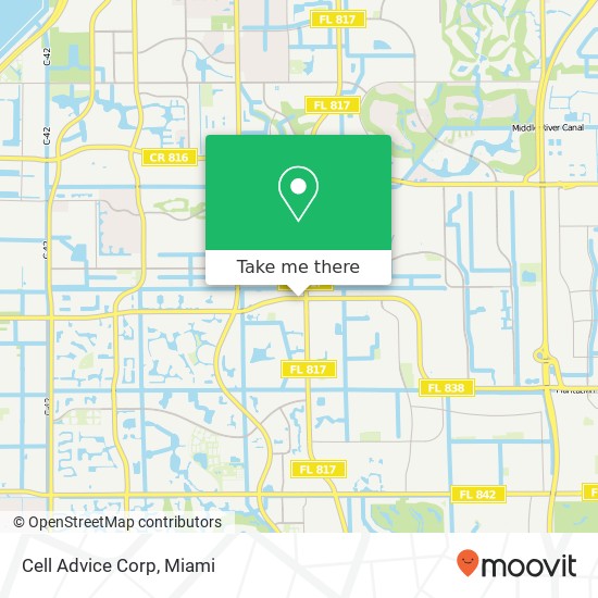 Cell Advice Corp map