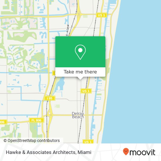 Hawke & Associates Architects map