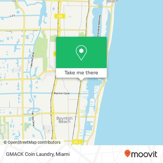 GMACK Coin Laundry map