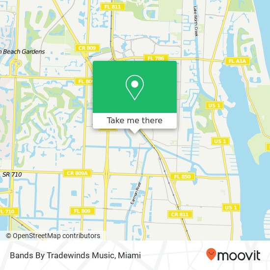 Bands By Tradewinds Music map
