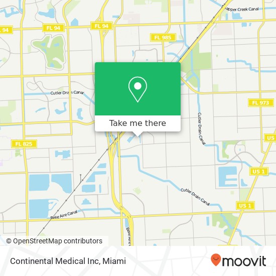 Mapa de Continental Medical Inc