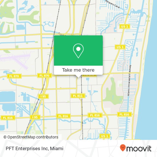 PFT Enterprises Inc map