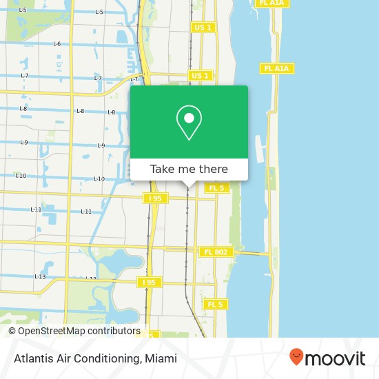 Atlantis Air Conditioning map