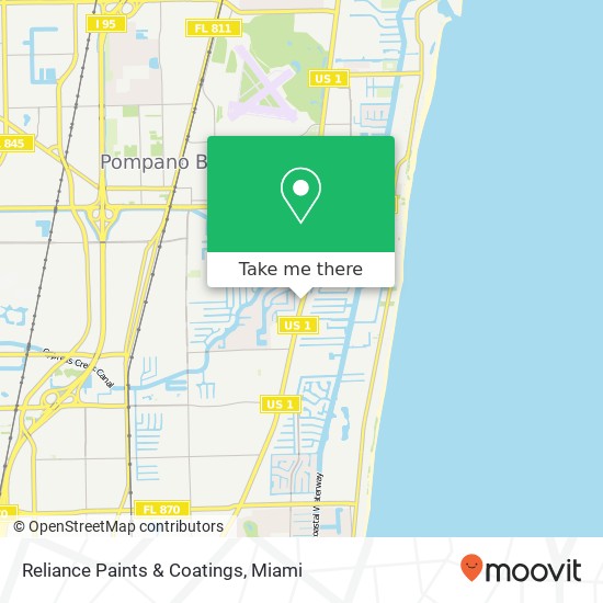 Reliance Paints & Coatings map