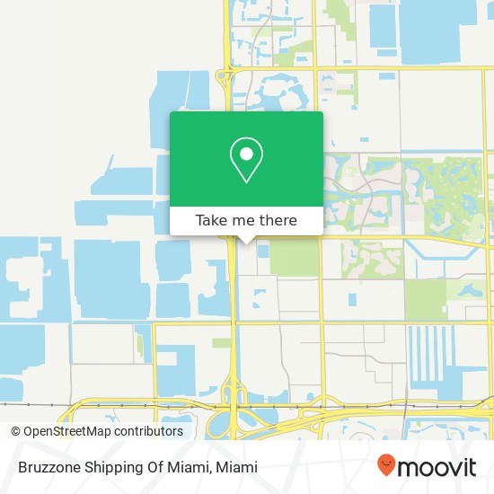 Bruzzone Shipping Of Miami map