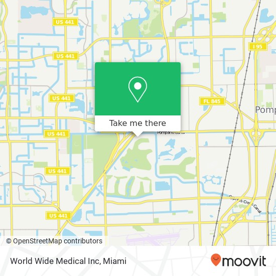 World Wide Medical Inc map