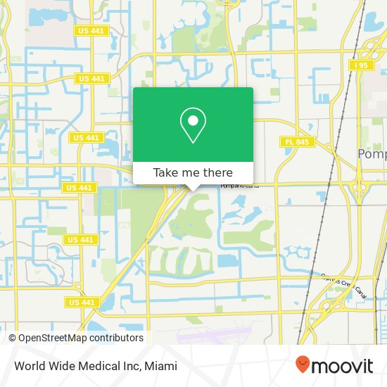 Mapa de World Wide Medical Inc