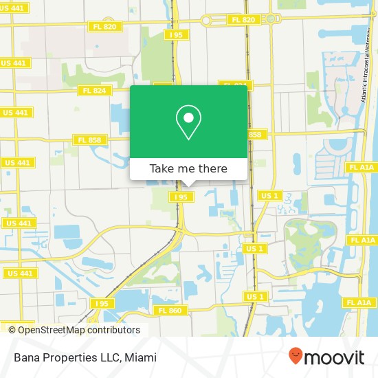 Bana Properties LLC map