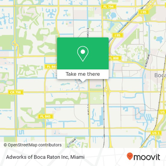 Adworks of Boca Raton Inc map