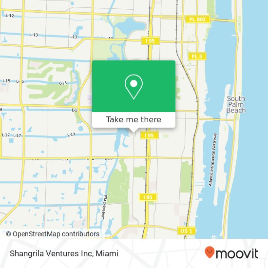 Mapa de Shangrila Ventures Inc