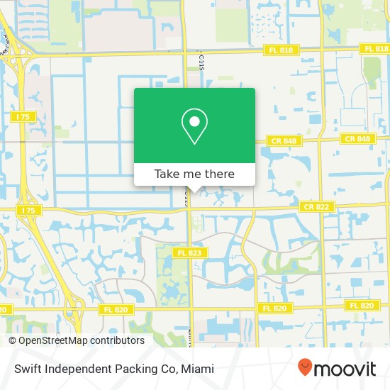 Mapa de Swift Independent Packing Co