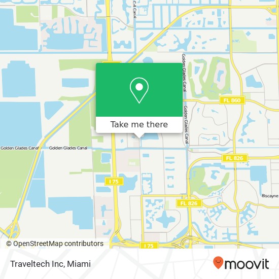 Mapa de Traveltech Inc