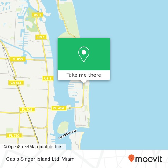 Oasis Singer Island Ltd map