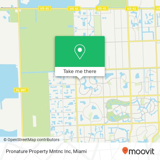 Pronature Property Mntnc Inc map