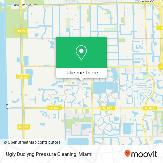 Mapa de Ugly Duclyng Pressure Cleaning