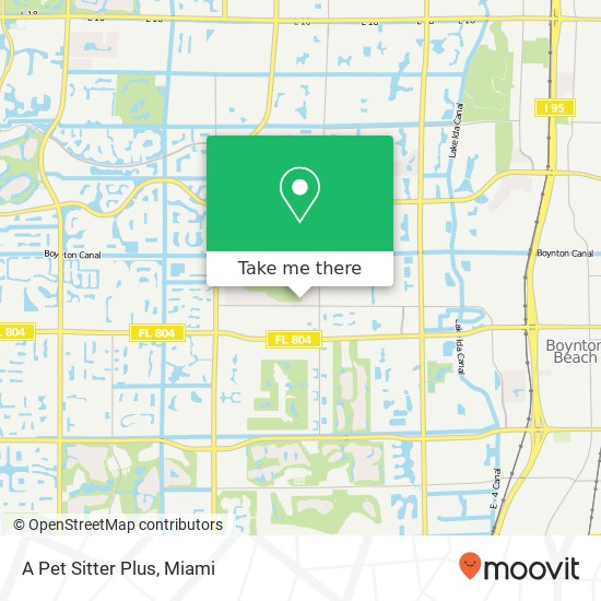 Mapa de A Pet Sitter Plus