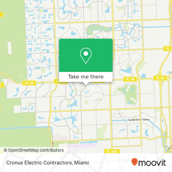 Cronus Electric Contractors map