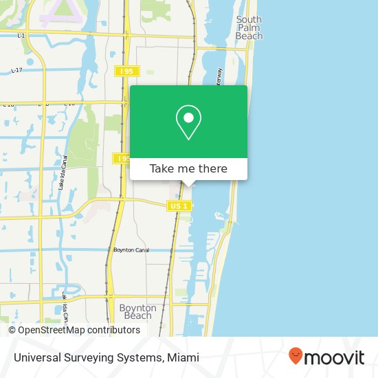 Mapa de Universal Surveying Systems