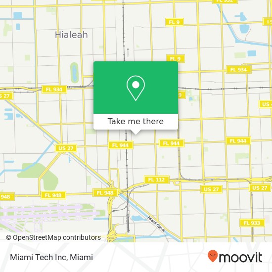 Mapa de Miami Tech Inc