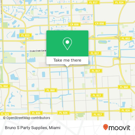 Bruno S Party Supplies map