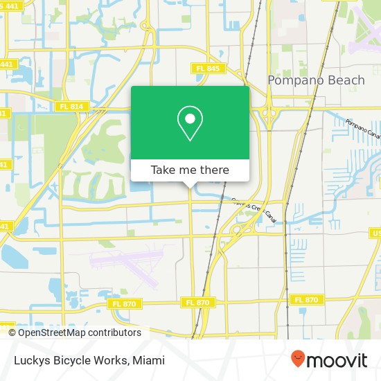 Luckys Bicycle Works map