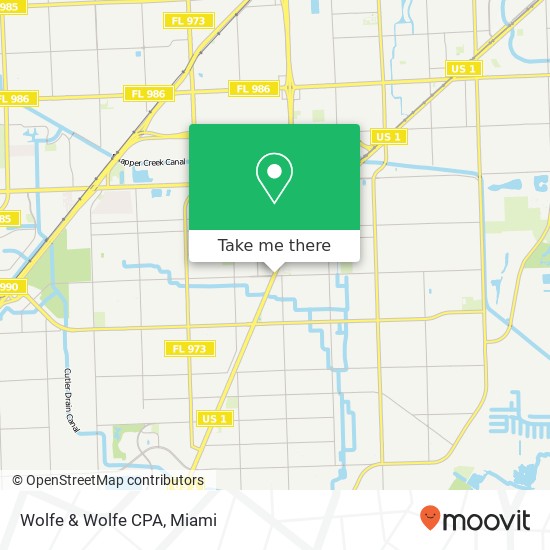 Wolfe & Wolfe CPA map