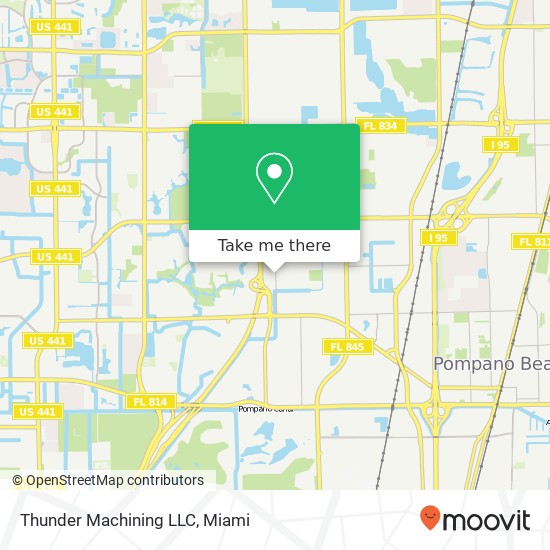 Mapa de Thunder Machining LLC