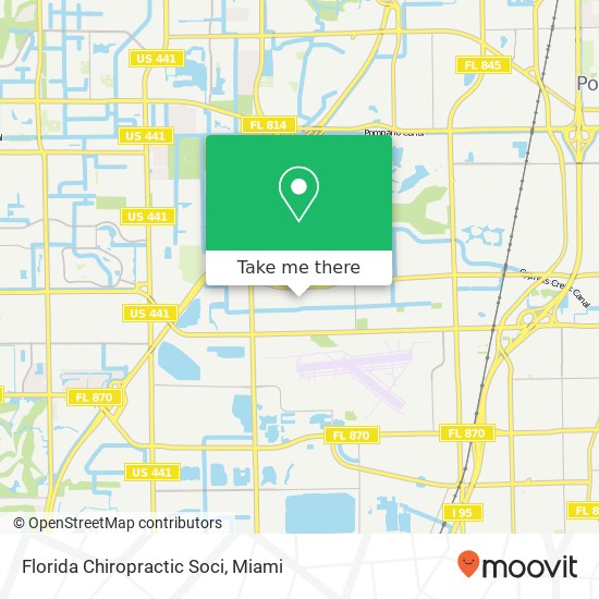 Mapa de Florida Chiropractic Soci