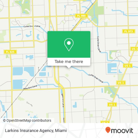 Mapa de Larkins Insurance Agency