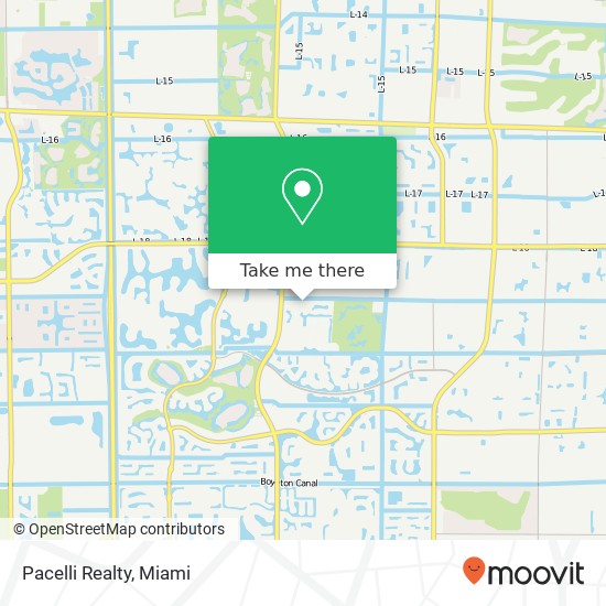 Pacelli Realty map