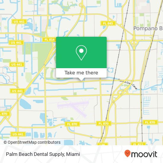 Mapa de Palm Beach Dental Supply