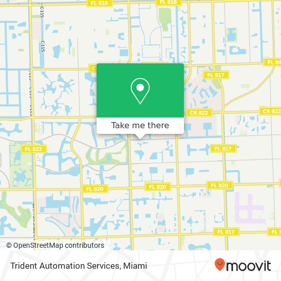Mapa de Trident Automation Services