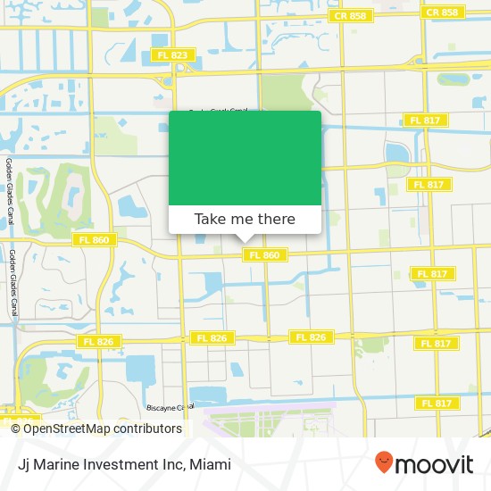 Jj Marine Investment Inc map