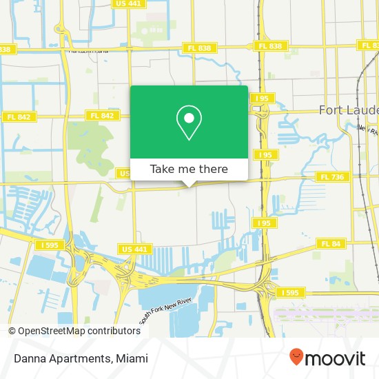 Danna Apartments map
